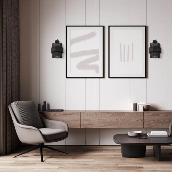 Бра TK Lighting CALISTO E27 чорний 5955 - Фото 3