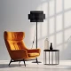 Торшер TK Lighting CALISTO E27 чорний 5896