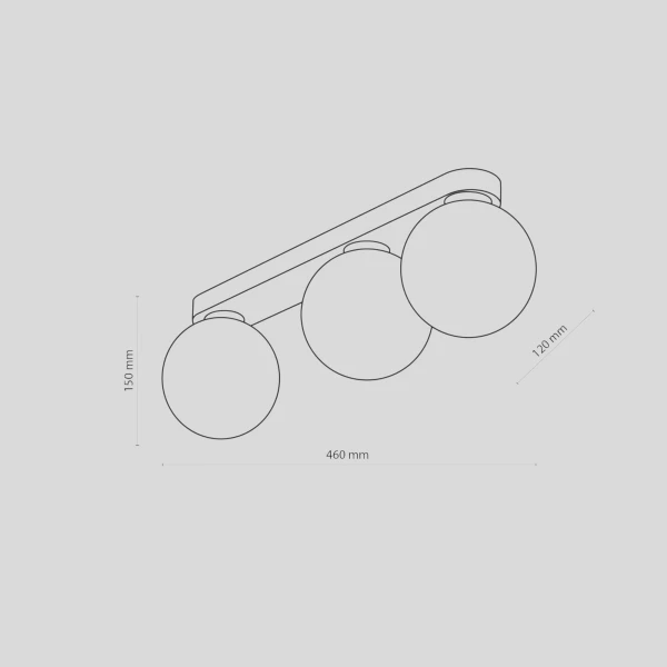 Світильник стельовий TK Lighting BIANCA G9 золотий 4697 - Фото 2