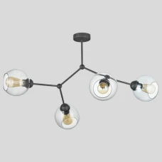 TK Lighting FAIRY E27 чорний 2730. Люстра пристельова