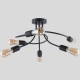 Люстра стельова TK Lighting FADO E27 чорний 2584