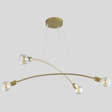 TK Lighting HELIX E27 золотий 2727. Люстра підвісна