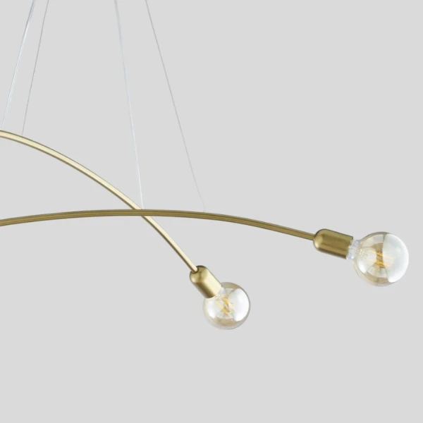 Підвісна люстра TK Lighting HELIX E27 золотий 2727 - Фото 5