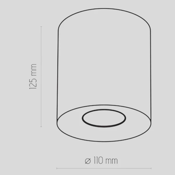 Точковий світильник TK Lighting ORION GU10 білий 3237 - Фото 2
