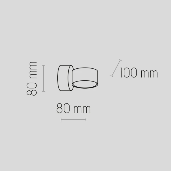 Бра TK Lighting DALLAS GX53 чорний 6240 - Фото 2