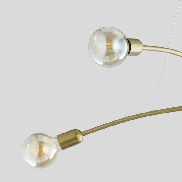 Підвісна люстра TK Lighting HELIX E27 золотий 2727 - Фото 6