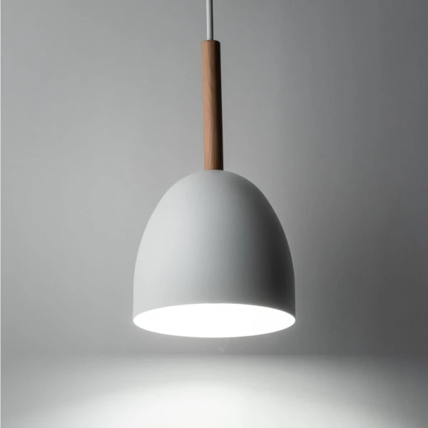 Підвісний світильник TK Lighting NORD E27 білий 4868 - Фото 4