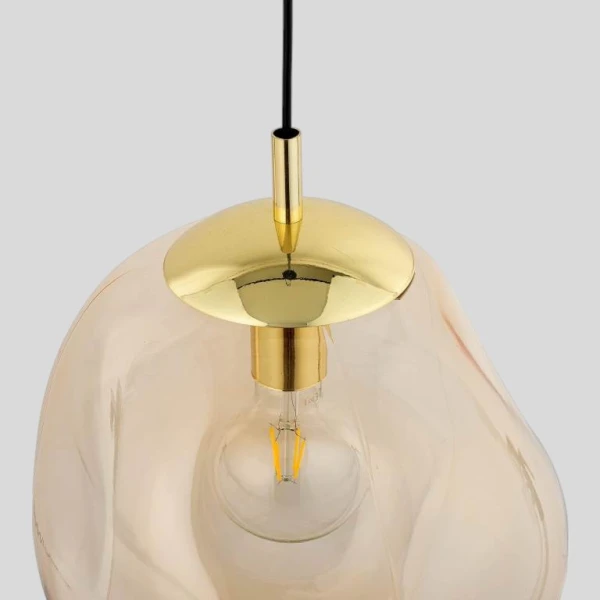 Підвісний світильник TK Lighting SOL E27 золотий 4261 - Фото 7