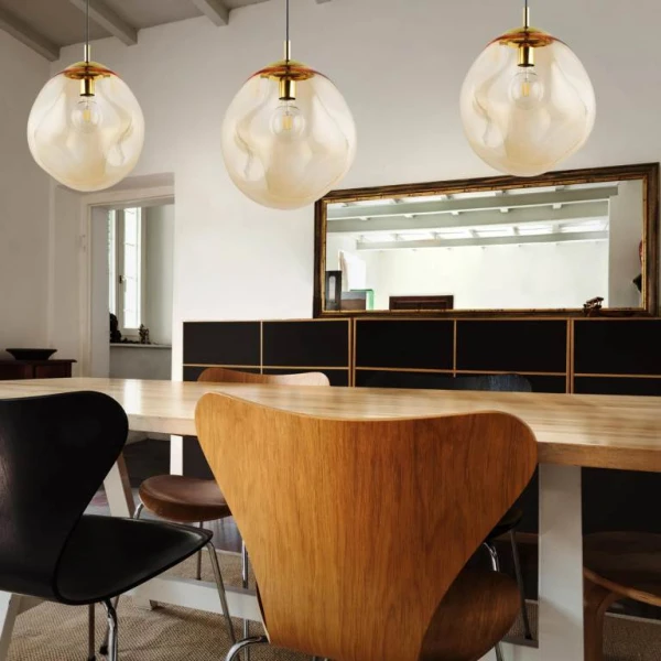 Підвісний світильник TK Lighting SOL E27 золотий 4261 - Фото 8