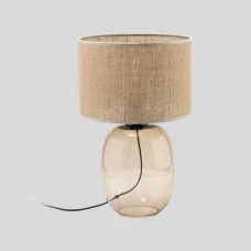 TK Lighting MELODY E27 бежевий 5986. Настільна лампа декоративна