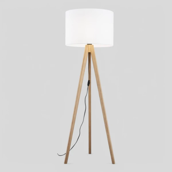 Торшер TK Lighting GRAND E27 коричневий 16006 - Фото 4