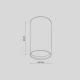 Точковий світильник TK Lighting TOP GU10 білий 5766