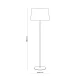 Торшер TK Lighting MAJA E27 чорний 5547