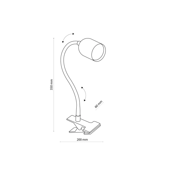 Настільна лампа TK Lighting TOP GU10 білий 4559 - Фото 2