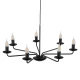 Підвісна люстра TK Lighting LIMAL E14 чорний 4613