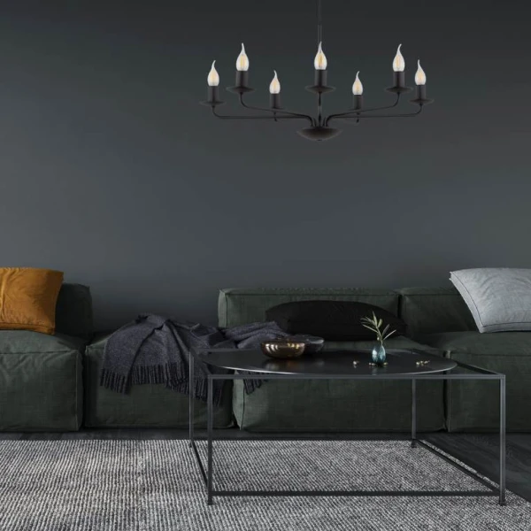 Підвісна люстра TK Lighting LIMAL E14 чорний 4613 - Фото 3