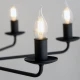 Підвісна люстра TK Lighting LIMAL E14 чорний 4613