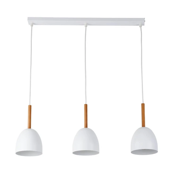 Підвісний світильник TK Lighting NORD E27 білий 4869 - Фото 7