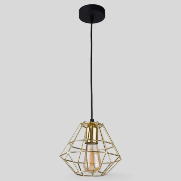 Підвісний світильник TK Lighting DIAMOND E27 чорний 1724 - Фото 3