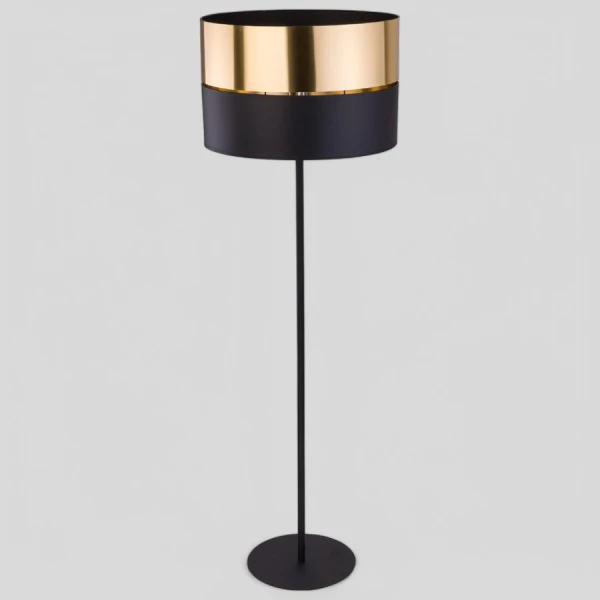 Торшер TK Lighting HILTON E27 чорний 5465 - Фото 1