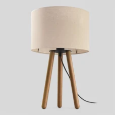 TK Lighting TOKYO E27 чорний 5291. Настільна лампа декоративна