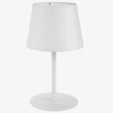 TK Lighting MAJA E27 білий 2935. Настільна лампа декоративна