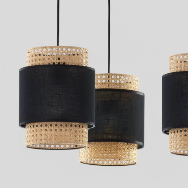 Підвісний світильник TK Lighting BOHO E27 чорний 6549 - Фото 5