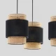 Підвісний світильник TK Lighting BOHO E27 чорний 6549