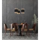Підвісний світильник TK Lighting BOHO E27 чорний 6549