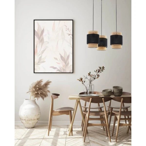 Підвісний світильник TK Lighting BOHO E27 чорний 6549 - Фото 6