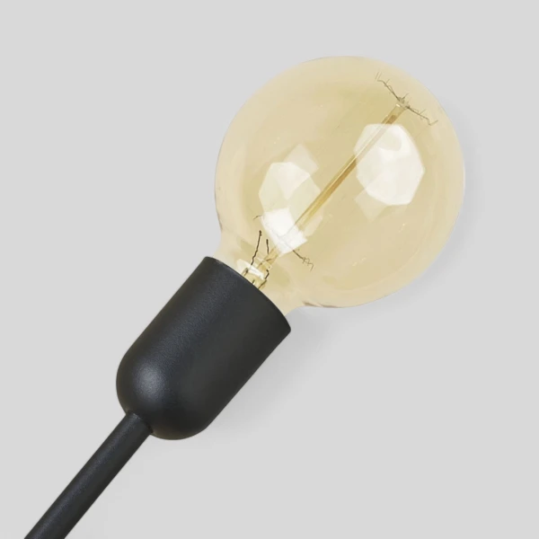 Бра TK Lighting HELIX E27 чорний 2721 - Фото 3