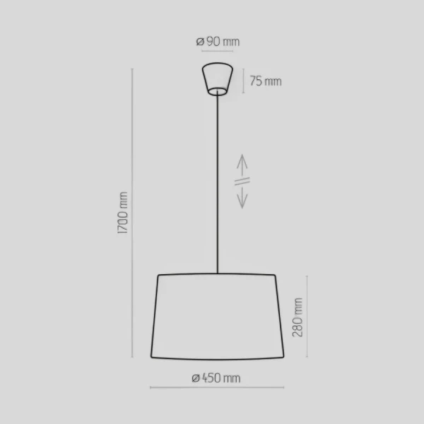 Світильник стельовий TK Lighting MAJA E27 білий 1883 - Фото 2
