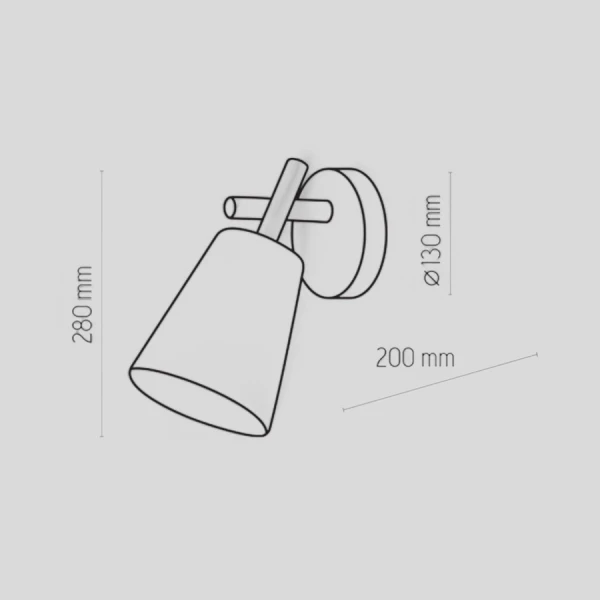 Бра TK Lighting VAIO E27 білий 818 - Фото 2