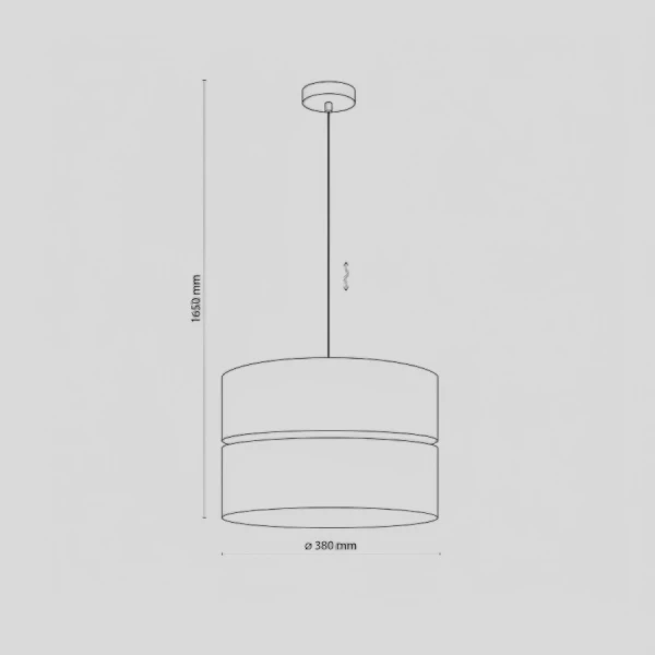Підвісний світильник TK Lighting ECO E27 коричневий 5772 - Фото 2