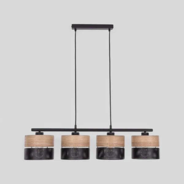 Підвісний світильник TK Lighting NICOL E27 чорний 4802 - Фото 1