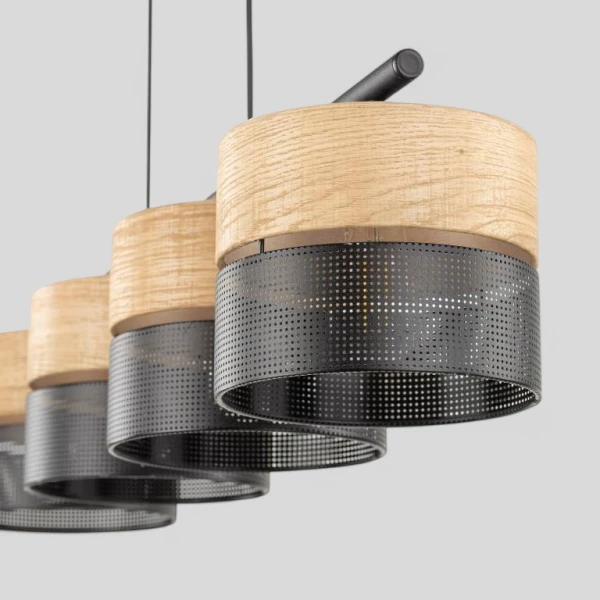 Підвісний світильник TK Lighting NICOL E27 чорний 4802 - Фото 6