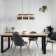 Підвісний світильник TK Lighting NICOL E27 чорний 4801