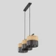 Підвісний світильник TK Lighting NICOL E27 чорний 4801