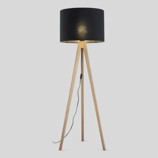 Торшер TK Lighting GRAND E27 коричневий 16008 - Фото 4