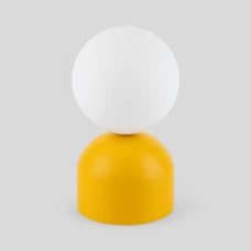 TK Lighting MIKI G9 жовтий 16040. Настільна лампа декоративна