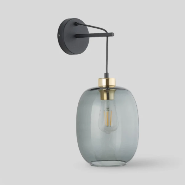 Бра TK Lighting DELTA E27 чорний 6481 - Фото 3