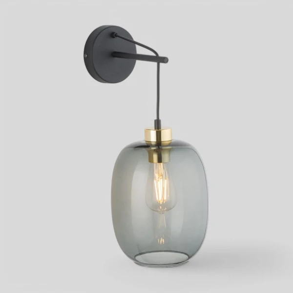 Бра TK Lighting DELTA E27 чорний 6481 - Фото 4