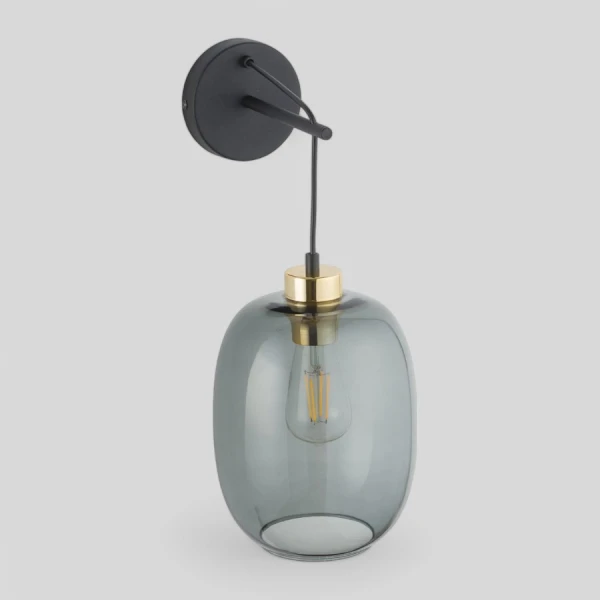 Бра TK Lighting DELTA E27 чорний 6481 - Фото 7