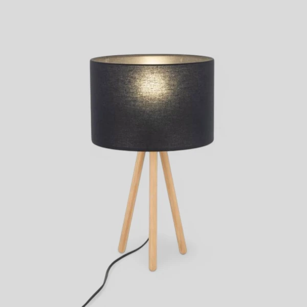 Настільна лампа TK Lighting TOKYO E27 чорний 5293 - Фото 7