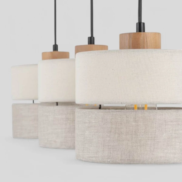 Підвісний світильник TK Lighting ECO E27 коричневий 5771 - Фото 5