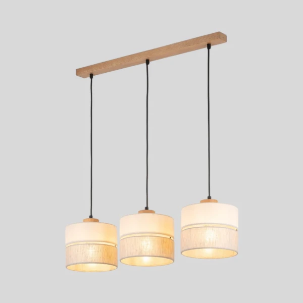 Підвісний світильник TK Lighting ECO E27 коричневий 5771 - Фото 8