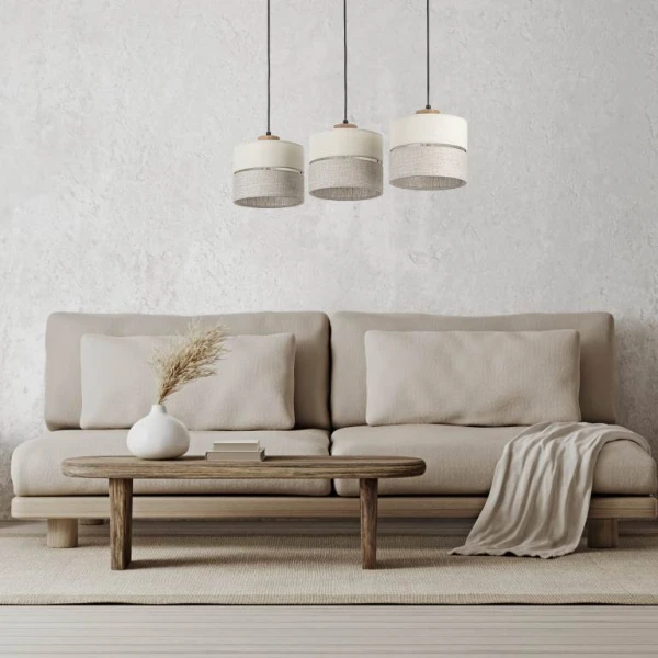 Підвісний світильник TK Lighting ECO E27 коричневий 5771 - Фото 4