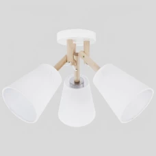 TK Lighting VAIO E27 білий 665. Люстра пристельова