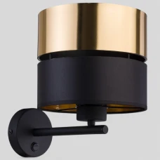 TK Lighting HILTON E27 чорний 4344. Бра