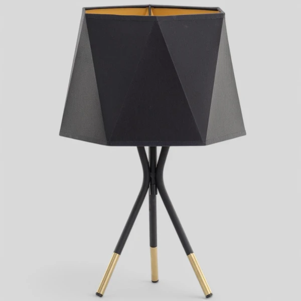 Настільна лампа TK Lighting IVO E27 чорний 5157 - Фото 1